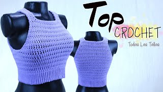 Top Básico CROCHET Tank Top [upl. by Rehptsirhc211]