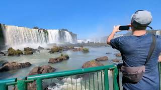 Iguazu Falls Argentina Side versus Brazil Side [upl. by Ronyam]