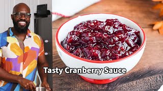 Cranberry Sauce Recipe for the Holidays [upl. by Ferrick]