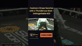 BRUTAL KO Casimero DESTROYS Sanchez with ONE PUNCH [upl. by Atekal403]