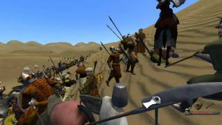 Warband 1000 man in battle at once HUUGGGEE BATTLE 300 vs 700 then more waves [upl. by Nho]