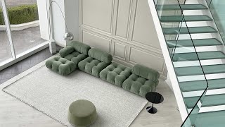 Camaleonda Green Sofa  BampB ITALIA [upl. by Hindu652]