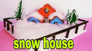 How To Make Snow House  Making Snow House [upl. by Bathesda]