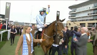 What a reception for Rachael Blackmore amp Honeysuckle at Cheltenham [upl. by Atoel477]