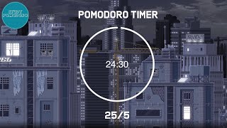 25 minute timer  Lofi  Pomodoro timer  4 x 25 min [upl. by Barbra]