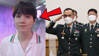 El horario de la baja militar de Suga ha sido revisado por el ejércitoBTS BTS Kpop SUGA [upl. by Alec]