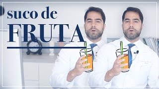 Dissipando mitos Suco de fruta natural é saudável [upl. by Mannie916]