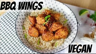 BBQ WINGS VEGAN  Manchurian de Choufleur Healthy [upl. by Aneej655]