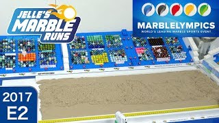 Marble Race Marble League 2017 E2 Long Jump [upl. by Aihseym]