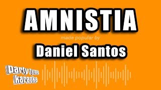 Daniel Santos  Amnistia Versión Karaoke [upl. by Draner14]