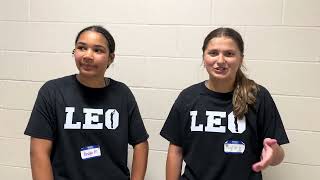 Paylin Oostdyk Amaya Majette recap Leo camp experience [upl. by Pincus]