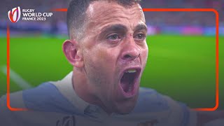 Emotional Argentina anthem ahead of All Blacks semifinal  Rugby World Cup 2023 [upl. by Eledoya]