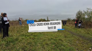 COURSE DE CYCLOCROSS UFOLEP DE HENIN BEAUMONT TERRIL 89 de 2024 [upl. by Eremaj]