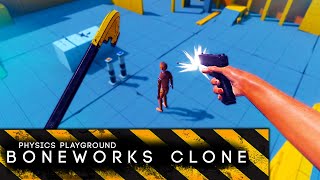 Oculus Quest Boneworks Clone  Physics Playground Brand New Update [upl. by Ahsirtal567]