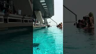 The World’s Highest 360 Infinity Pool  Aura Skypool  Dubai [upl. by Ibok333]