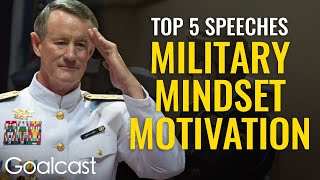 TOP 5 EPIC MILITARY SPEECHES  quotMake Your Bedquot and MORE Train Your Mind Like The MilitaryGoalcast [upl. by Esertap]