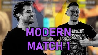 S11 WNM2  MODERN  Grixis Midrange  Jund Delirium  MATCH 1 [upl. by Selin]