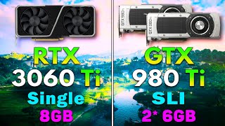 RTX 3060 Ti 8GB vs GTX 980 Ti SLI 26GB  PC Games Tested in 1440p [upl. by Morris440]