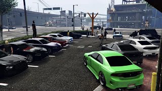 🔴GTA 5 ONLINE LIVE CAR MEET PS4PS5 ANYONE CAN JOIN 110 MEMBERS🔴 GTA5 LIVE CARMEET [upl. by Knah957]