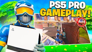 Fortnite On PlayStation 5 PRO Unboxing  120FPS Gameplay [upl. by Naujak]