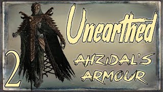 Skyrim Dragonborn DLC Unearthed pt 2 How To Get Ahzidals Armour [upl. by Ymot]