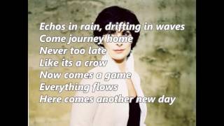 Enya Echoes In Rain with lyrics [upl. by Aleciram774]