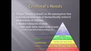 Theories of Criminality Rational Choice Theory [upl. by Hoseia]