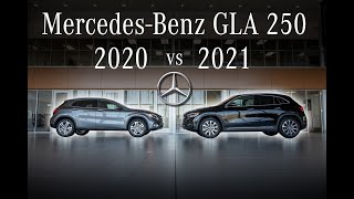 2021 MercedesBenz GLA 250 vs 2020 GLA 250 [upl. by Markiv]