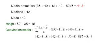 Medidas Descriptivas Ejemplo [upl. by Trula529]