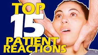 TOP 15 CHIROPRACTIC REACTIONS 😱 ASMR COMPILATION [upl. by Opiak]