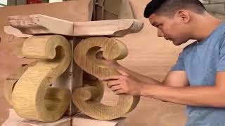 Crafting Stunning amp Elegant Wooden Round Tables ✨ Watch the StepbyStep Process 😍🔨 Woodworking [upl. by Henricks]