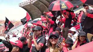 La hinchada de FBC Melgar en oriente en la Tarde Rojinegra 2023 [upl. by Gianni]