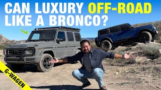 OFFROAD COMPARISON TEST MercedesBenz G 550 Pro vs Ford Bronco  Can the GWagen Keep Up [upl. by Karoly734]