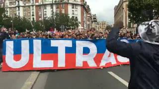 Le Collectif Ultras Paris accueil les nouvelles recrues du PSG 12 [upl. by Nauq]