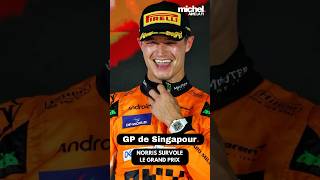 Lando Norris survole le GP de Singapour  formula1 landonorris shorts [upl. by Adniled]