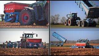 Semi de maïs 2019  Corn Seeding In France  Fendt 724 amp Big Monosem 12 rangs  12 Rows Monosem [upl. by Omura670]