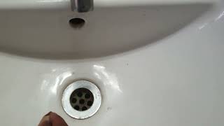 Wash Basin Cleaning Hard water stain removal Hack hardwater stain hack solution cleaning [upl. by Latreshia]