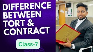 Contact aur Tort mei kya difference hota hai  Class7  tort contract lawstudent rohitpanchal [upl. by Ellak]