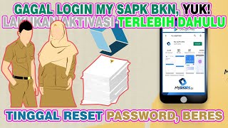 Cara Aktivasi My SAPK BKN  Tidak Bisa Login My SAPK BKN [upl. by Ariane584]