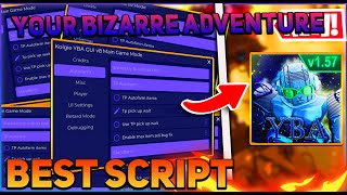 Your Bizarre Adventure Script GUI  Hack Auto Farm Get Item Stand Farm And More PASTEBIN 2024 [upl. by Okihcas]