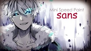 Mini SpeedPaint Undertale  sans [upl. by Philander]