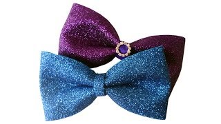 How to make a cheer bow  tuxedo style with Lisa Pay [upl. by Richella]