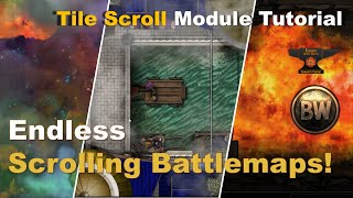 FoundryVTT Tutorial Create Scrolling Battlemaps with Tile Scroll Module a Parallaxia alternative [upl. by Farrah253]