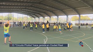 El Circuito Pitufos de balonmano hace parada en Ciudad Real [upl. by Sapers]