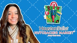 Houston Ballet Nutcracker Market  Christmas Expo 2018  Houston Texas Convention [upl. by Nathanoj989]