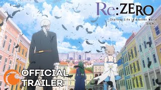 ReZERO Starting Life in Another World Season 3  OFFICIAL TRAILER [upl. by Bithia]