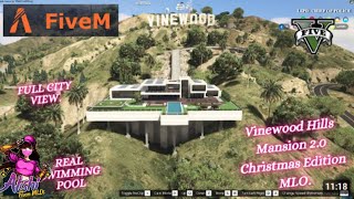 MLO Vinewood Hill Mansion 02 GTA 5 FiveM AVAILABLE NOW AFSHI [upl. by Iror]