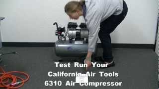 Test Run your California Air Tools 6310 Air CompressorMP4 [upl. by Moreland128]