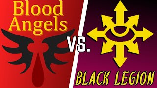 Scouts and Assault Marines  Blood Angels Vs Chaos Space Marines  Dawn of War Unification Mod [upl. by Arhoz]