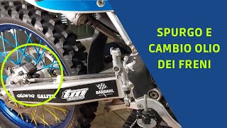 COME SPURGARE I FRENI DI UNA MOTO  TUTORIAL [upl. by Noedig]